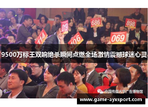 9500万标王双响绝杀瞬间点燃全场激情震撼球迷心灵